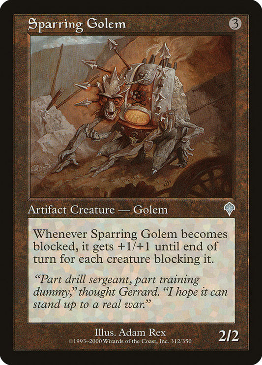 MTG Card Title: Sparring Golem INV/312