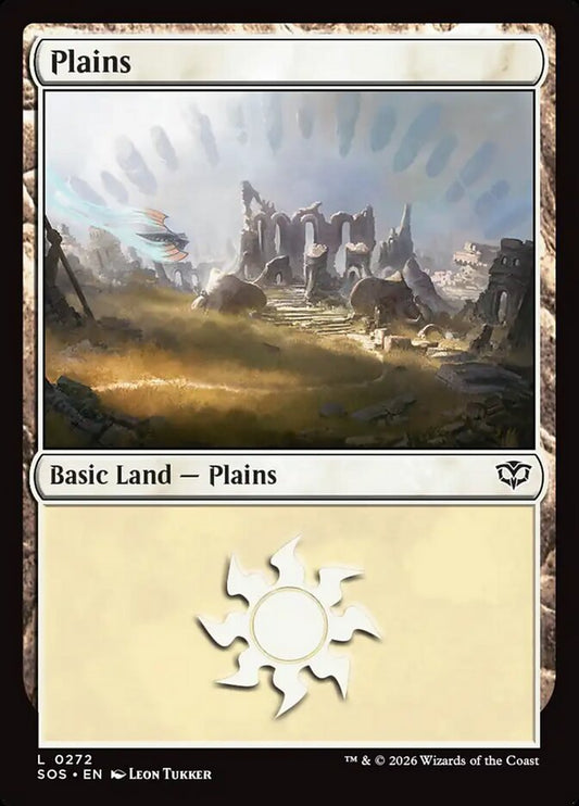 MTG Card Title: Plains SOS/272