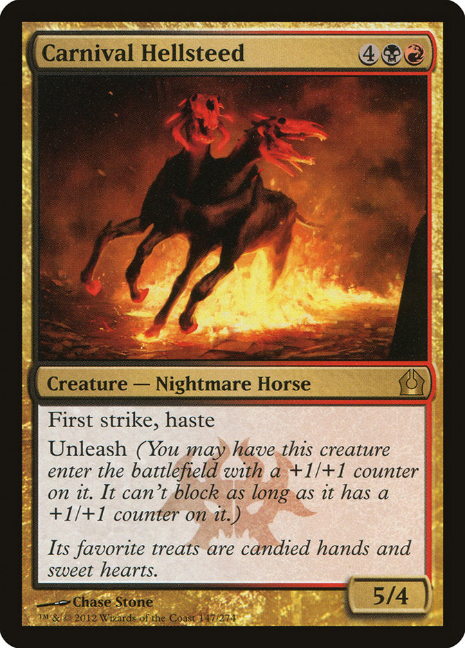MTG Card Title: Carnival Hellsteed RTR/147
