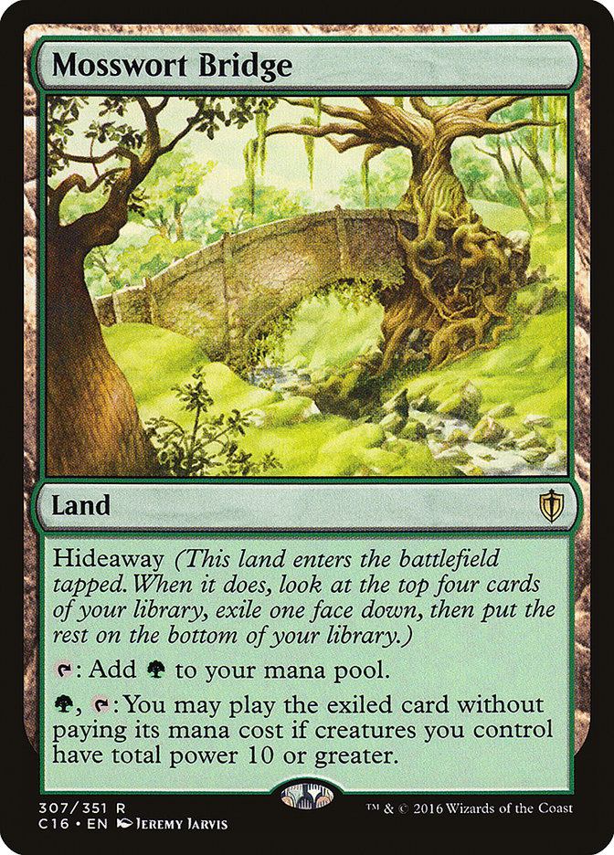 MTG Card Title: Mosswort Bridge C16/307