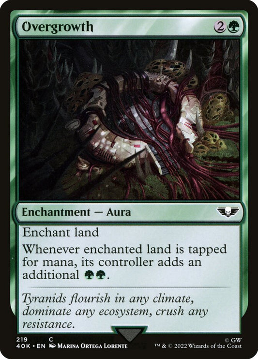 MTG Card Title: Overgrowth 40K/219
