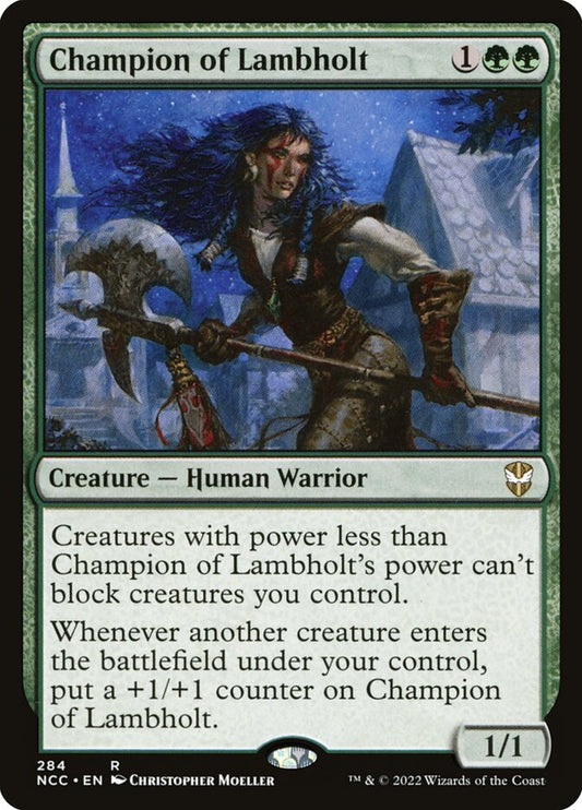 MTG Card Title: Champion of Lambholt NCC/284