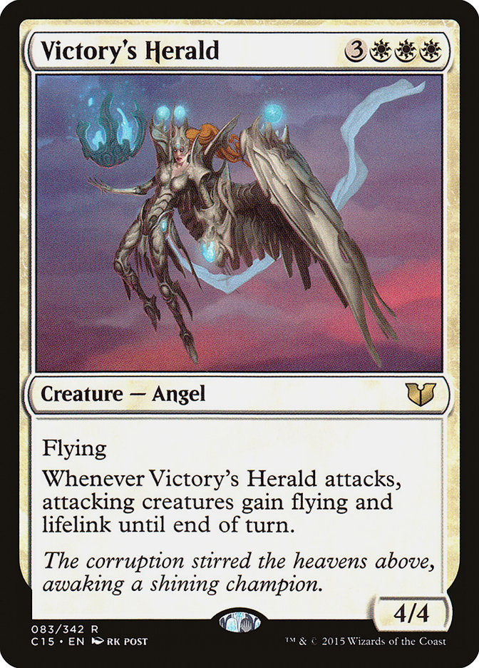 MTG Card Title: Victory's Herald C15/83