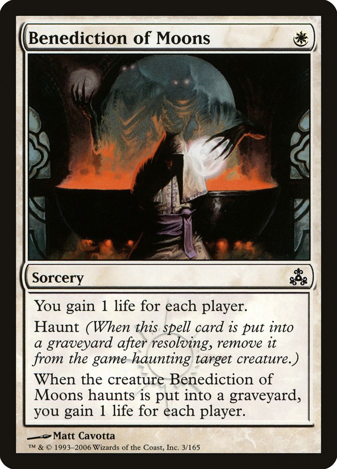 MTG Card Title: Benediction of Moons GPT/3