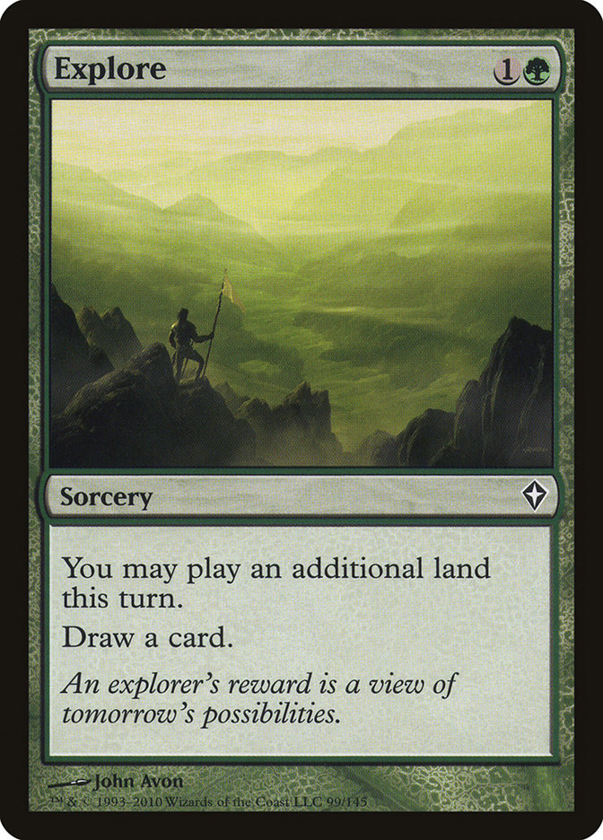 MTG Card Title: Explore WWK/99