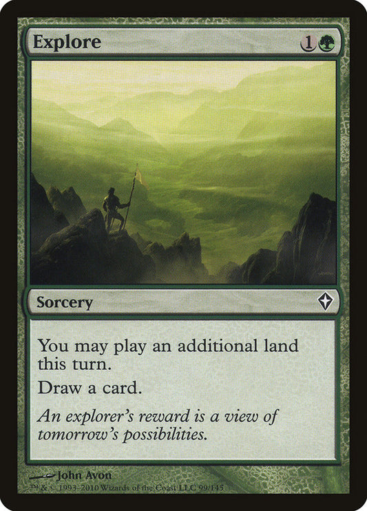 MTG Card Title: Explore WWK/99