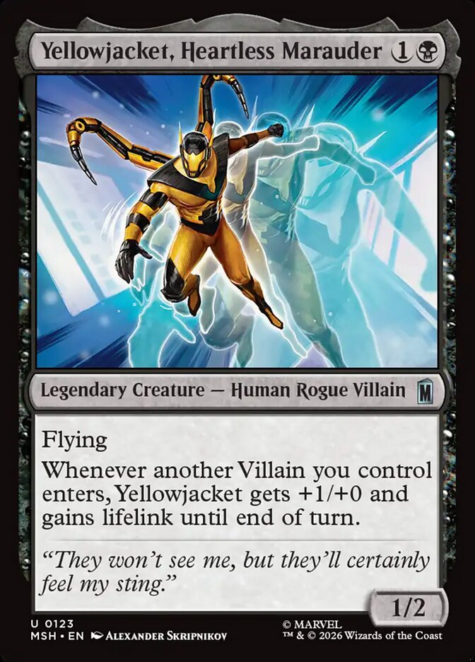 MTG Card Title: Yellowjacket, Heartless Marauder MSH/123