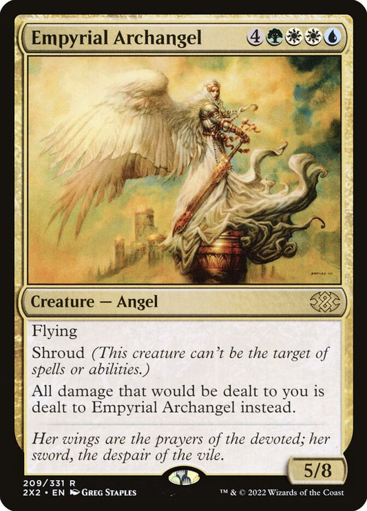 MTG Card Title: Empyrial Archangel 2X2/209