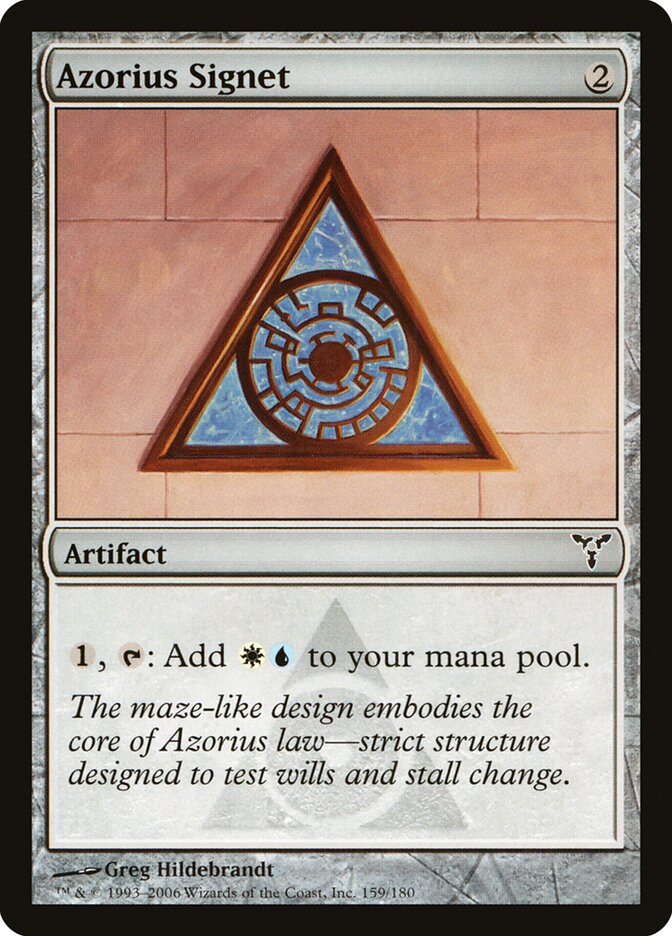 MTG Card Title: Azorius Signet DIS/159