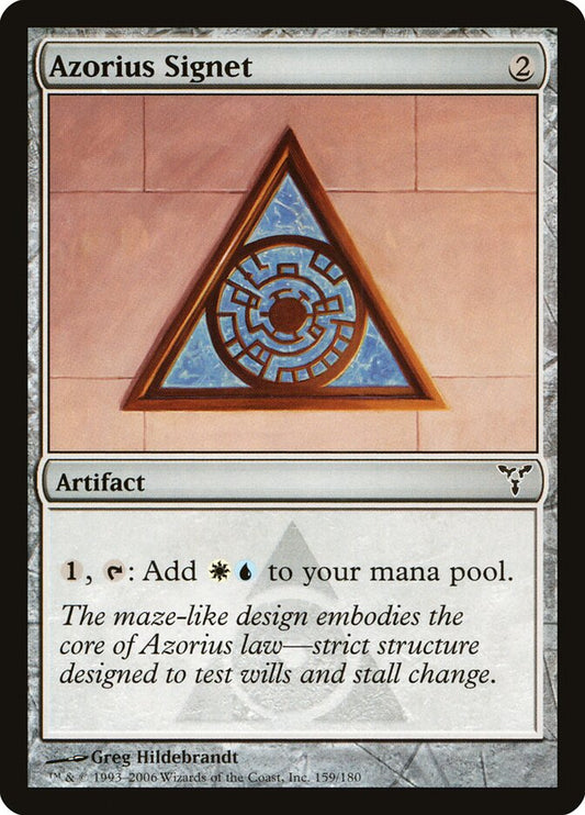 MTG Card Title: Azorius Signet DIS/159