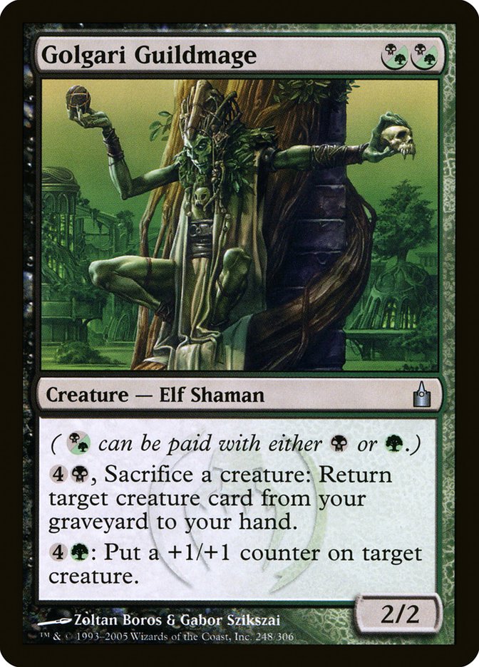 MTG Card Title: Golgari Guildmage RAV/248