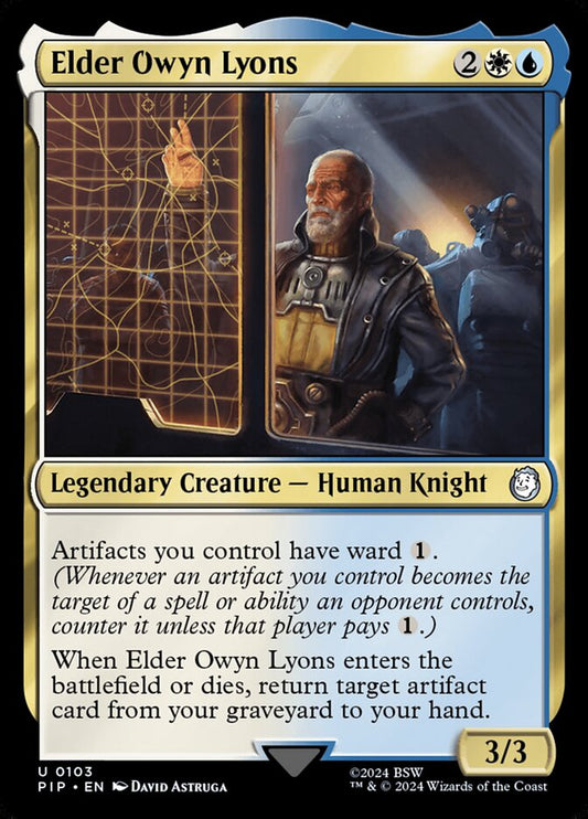 MTG Card Title: Elder Owyn Lyons PIP/103