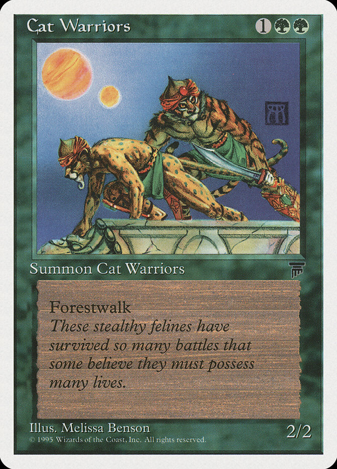 MTG Card Title: Cat Warriors CHR/58