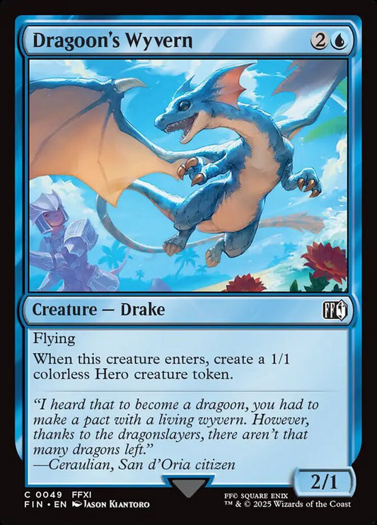 MTG Card Title: Dragoon's Wyvern FIN/49