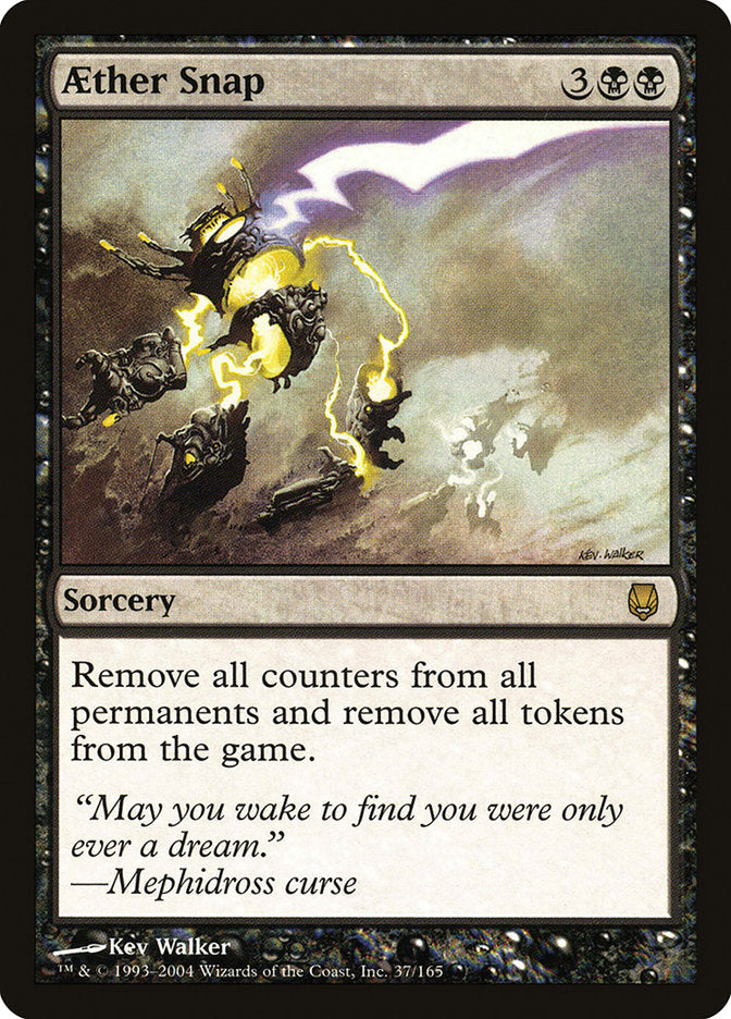 MTG Card Title: Aether Snap DST/37