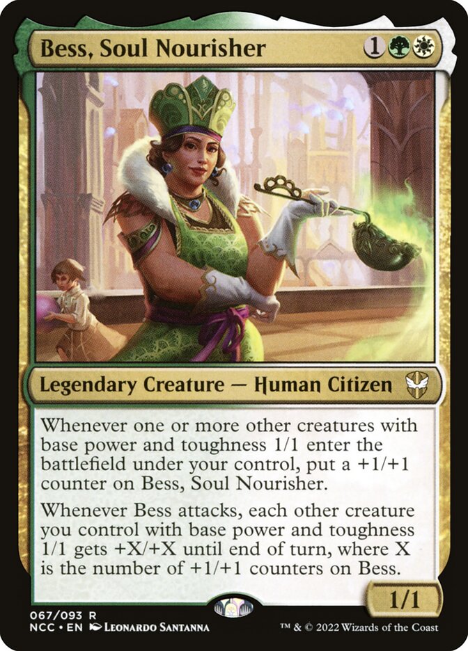 MTG Card Title: Bess, Soul Nourisher NCC/67