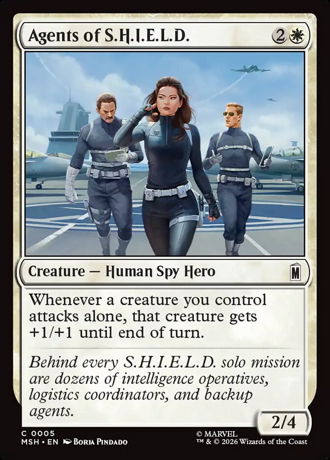 MTG Card Title: Agents of S.H.I.E.L.D. MSH/5