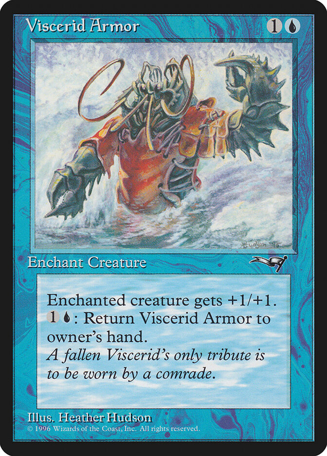 MTG Card Title: Viscerid Armor ALL/41a