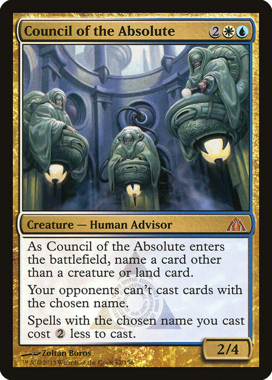 MTG Card Title: Council of the Absolute DGM/62