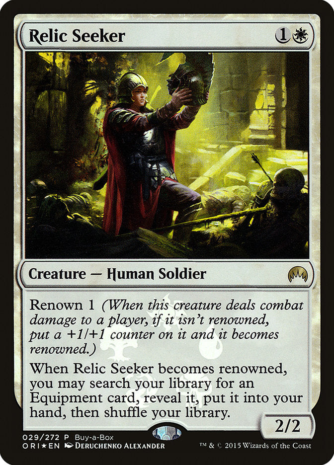 MTG Card Title: Relic Seeker PORI/29