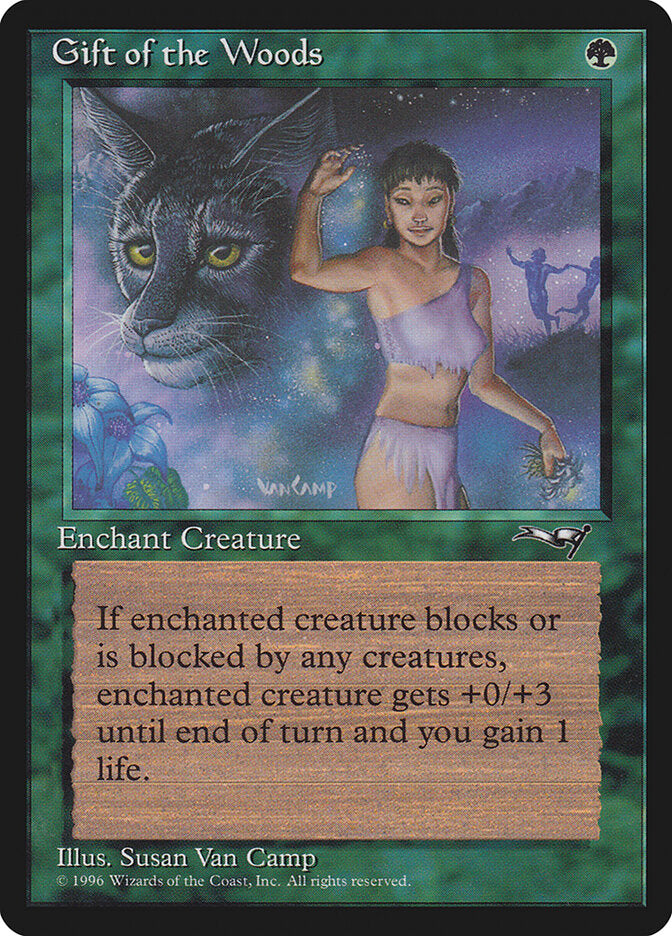 MTG Card Title: Gift of the Woods ALL/92a