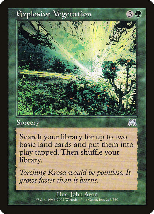 MTG Card Title: Explosive Vegetation ONS/263