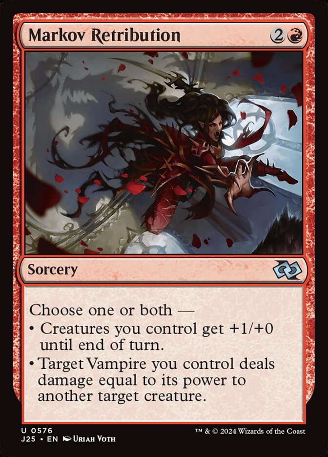 MTG Card Title: Markov Retribution J25/576
