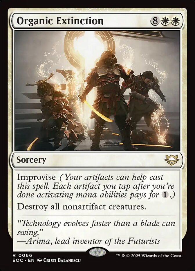 MTG Card Title: Organic Extinction EOC/66