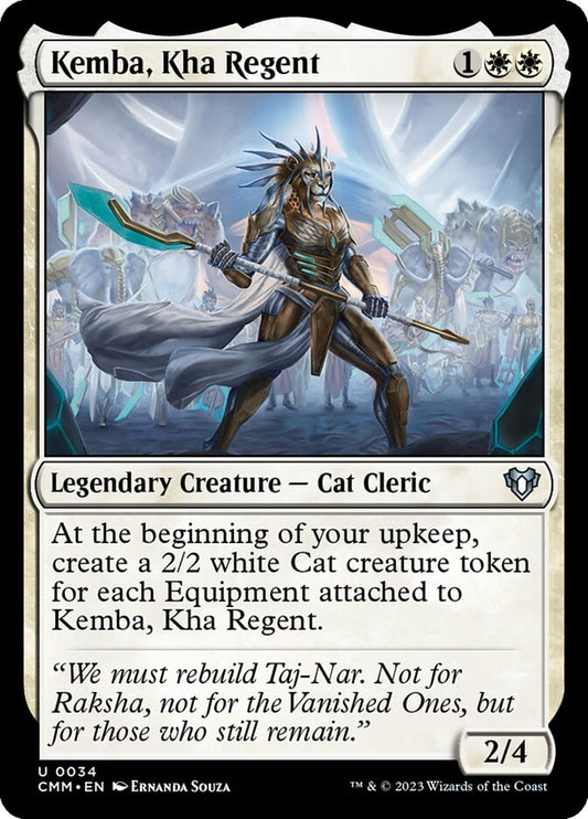 MTG Card Title: Kemba, Kha Regent CMM/34