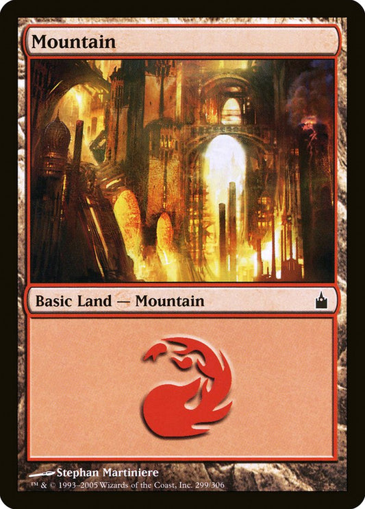 MTG Card Title: Mountain RAV/299