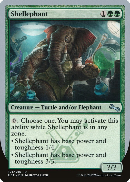 MTG Card Title: Shellephant UST/121