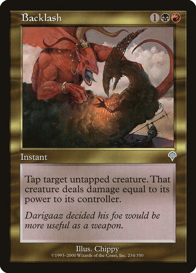MTG Card Title: Backlash INV/234