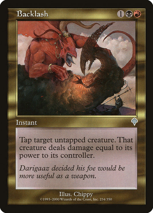MTG Card Title: Backlash INV/234