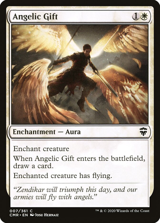 MTG Card Title: Angelic Gift CMR/7
