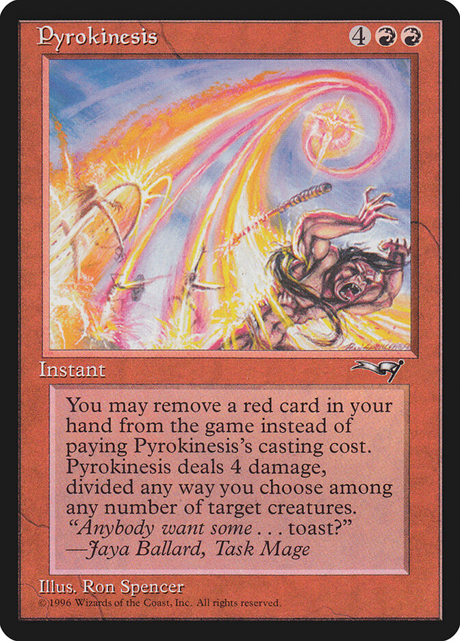 MTG Card Title: Pyrokinesis ALL/78