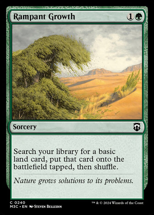 MTG Card Title: Rampant Growth M3C/240