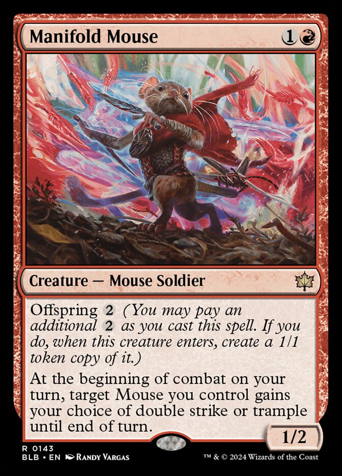 MTG Card Title: Manifold Mouse BLB/143