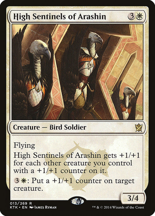 MTG Card Title: High Sentinels of Arashin KTK/13