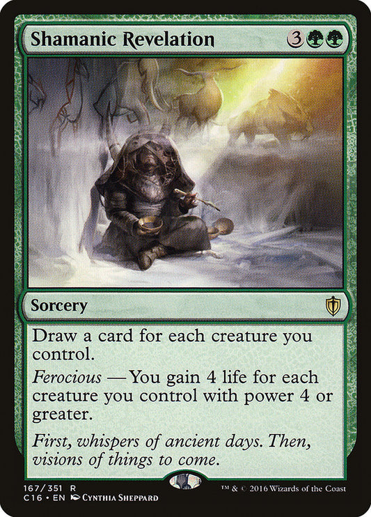 MTG Card Title: Shamanic Revelation C16/167