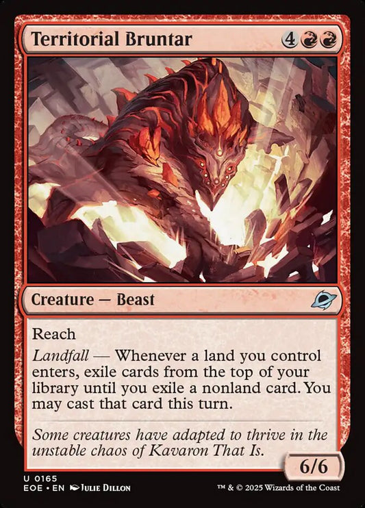 MTG Card Title: Territorial Bruntar EOE/165