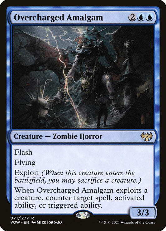 MTG Card Title: Overcharged Amalgam VOW/71