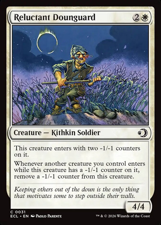 MTG Card Title: Reluctant Dounguard ECL/31