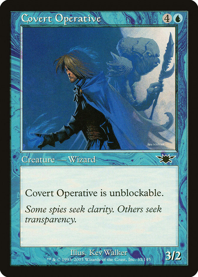 MTG Card Title: Covert Operative LGN/33