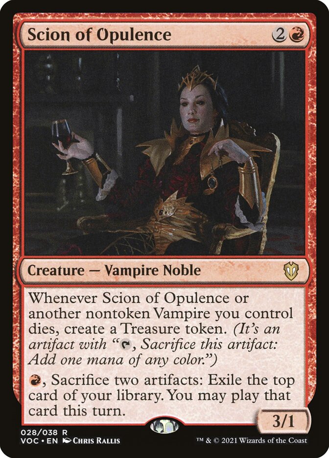 MTG Card Title: Scion of Opulence VOC/28