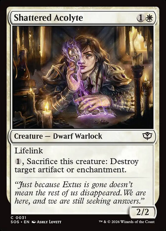 MTG Card Title: Shattered Acolyte SOS/31