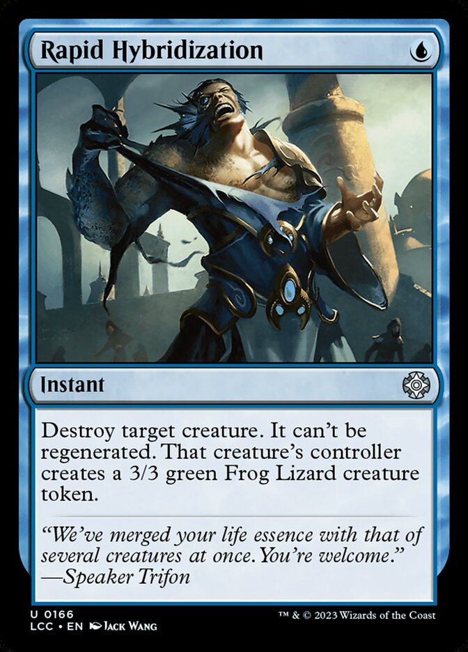 MTG Card Title: Rapid Hybridization LCC/166