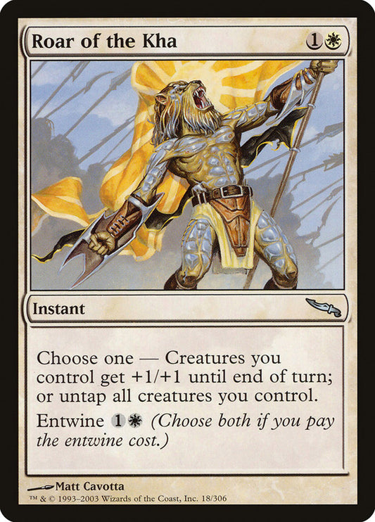 MTG Card Title: Roar of the Kha MRD/18