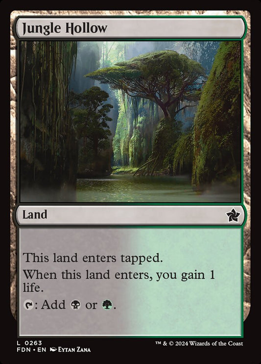 MTG Card Title: Jungle Hollow FDN/263