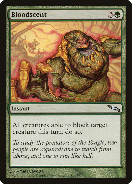 MTG Card Title: Bloodscent MRD/114