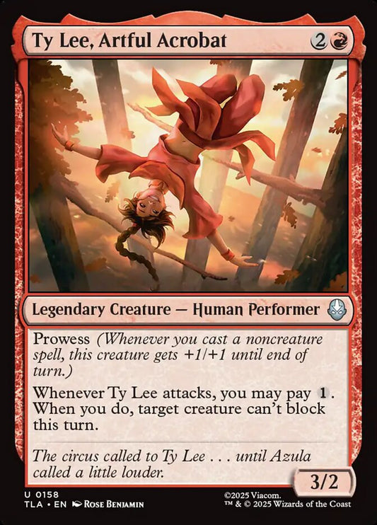 MTG Card Title: Ty Lee, Artful Acrobat TLA/158